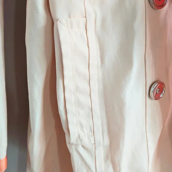 BLACK RIVET Double Breasted Trench Coat - Picture 8 of 16